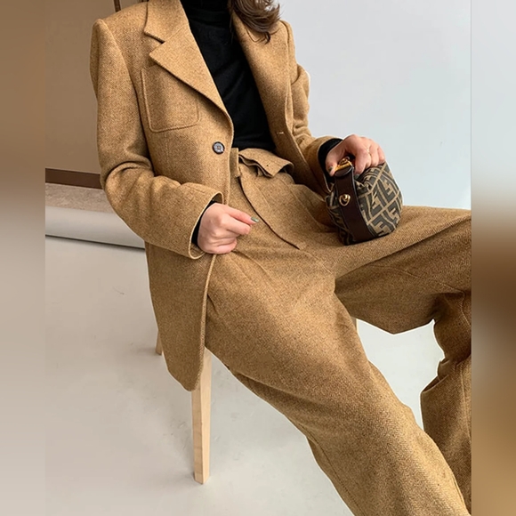 STYLEWE Pants - Brand-new wool suit blazer and pants 40inch inseam on pants